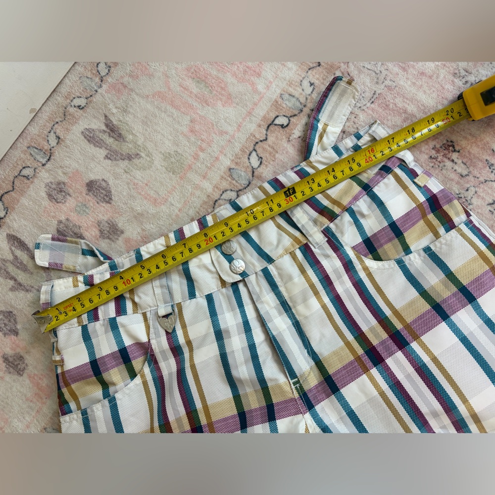 Roxy Multicolor Plaid Cargo Pants - image 5